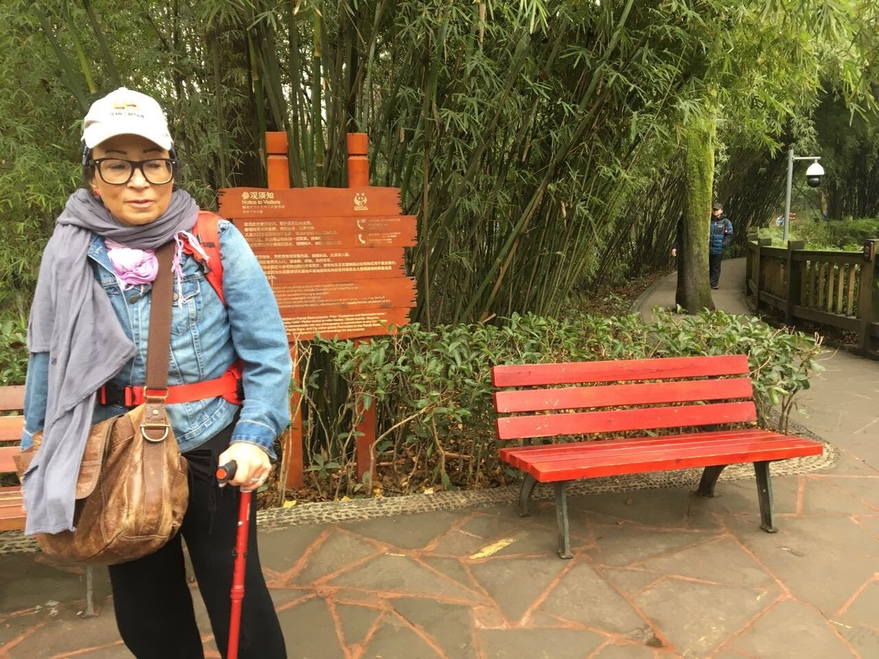 GypsyFay in the cold in Chengdu