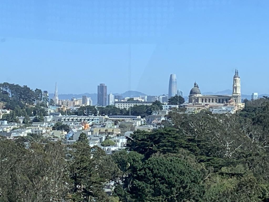 San Francisco skyline and bay area